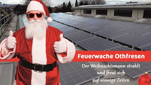 Die Photovoltaikanlage auf der Feuerwache Ohtfresen wurde am 19.12.2018 fertiggestellt.