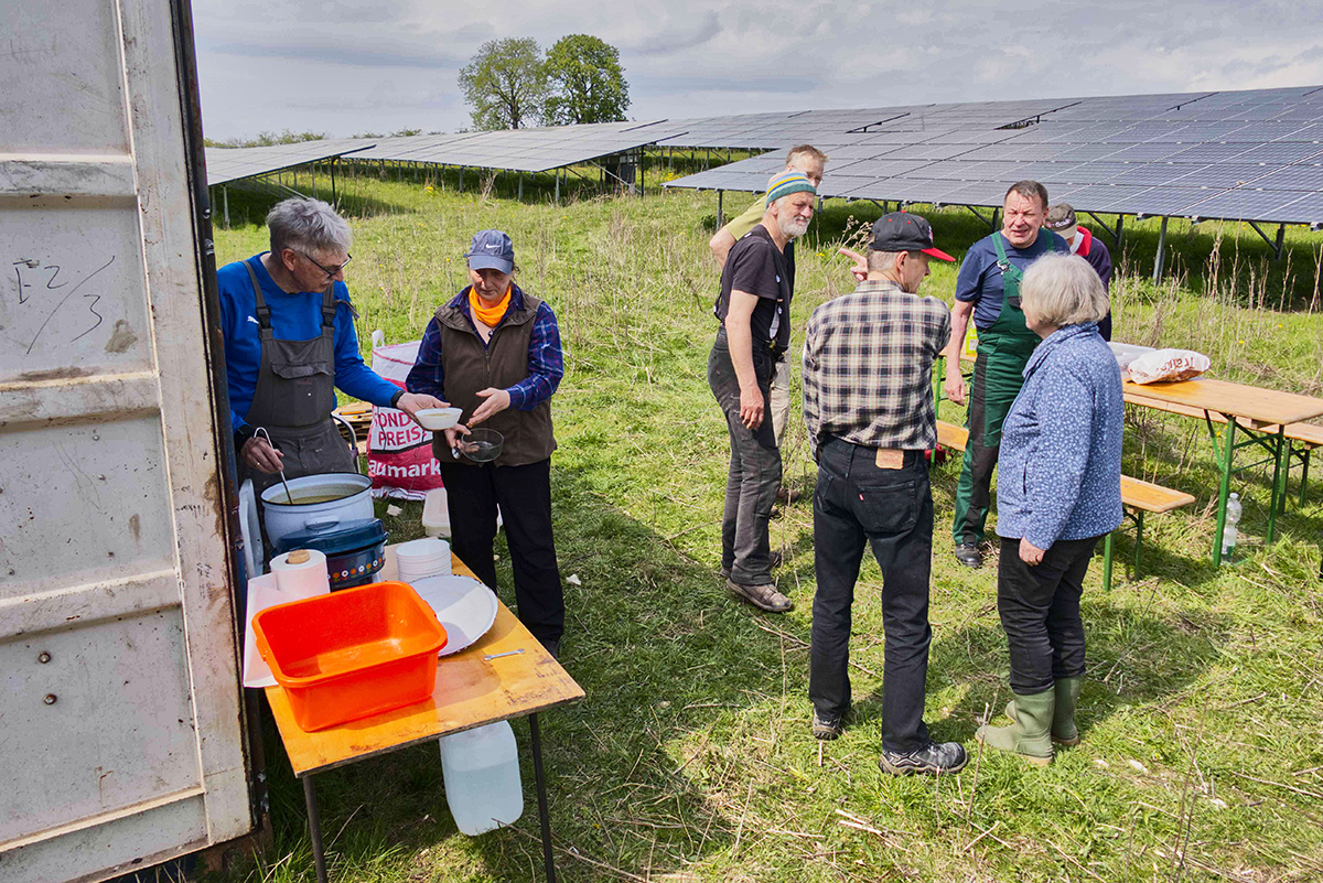 Insektenhotel im Solarpark Dörnten
