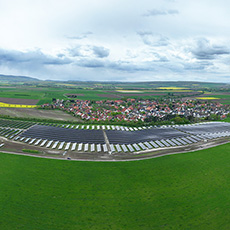 Wanderung des Harzklubs mit Besichtigung des Solarparks Dörnten Ost