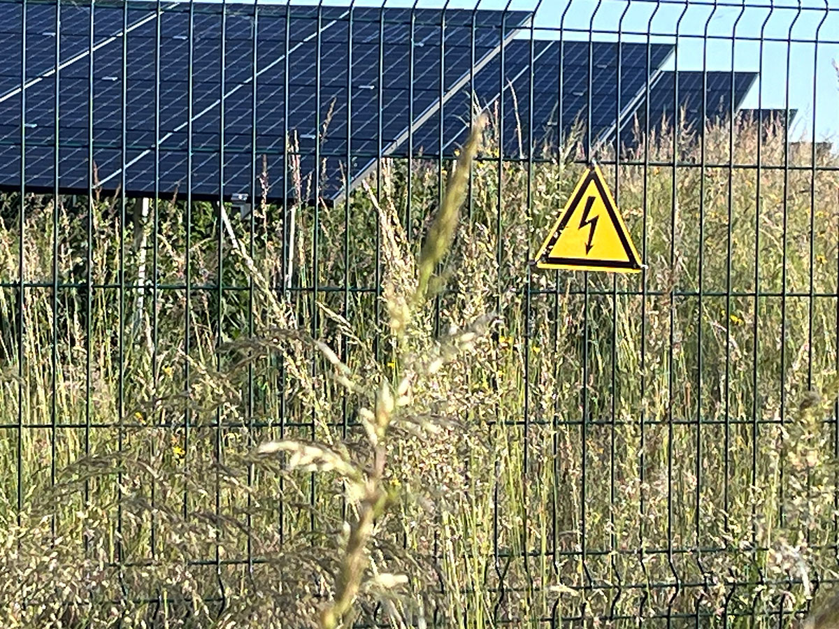 Solarpark Dörnten Ost am 3.6.2025