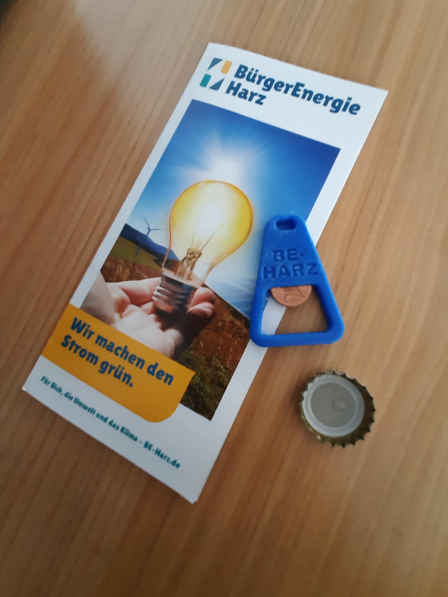 2026 06 22 Generalversammlung BEH-Infobroschüre und BEH-Flaschenöffner