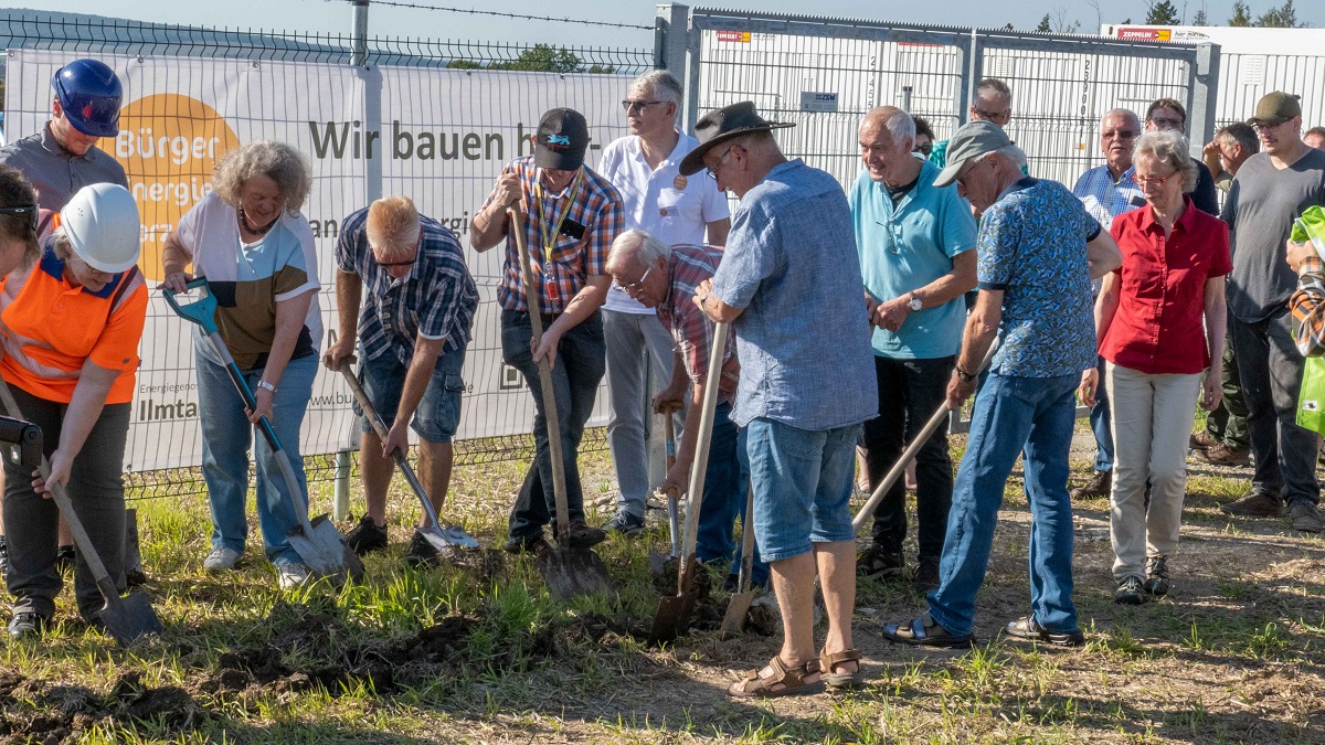 2023 09 09 Spatenstich Drnten 05 Spatenstich Mitglieder