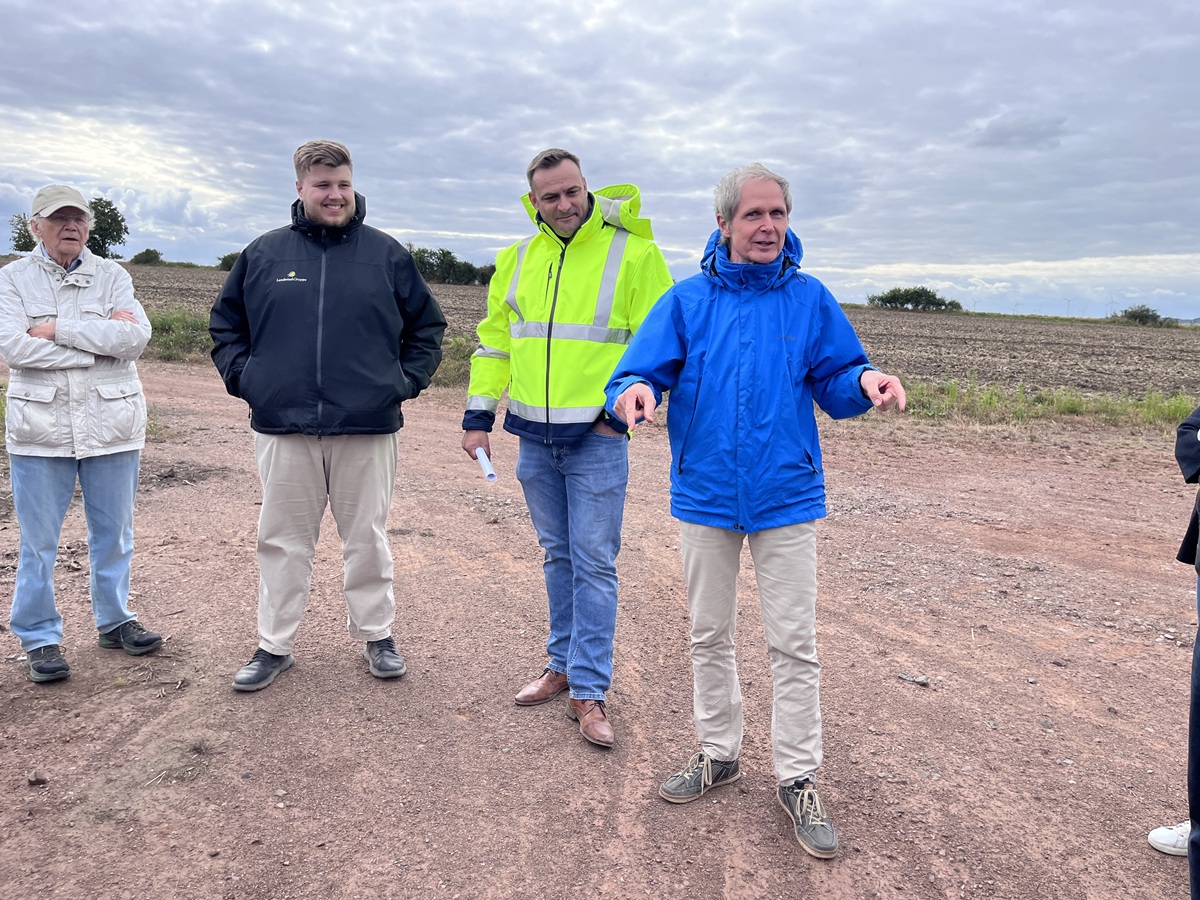 v.r.n.l Dr. Seban Seehafer (EAW), Sven Schmidt (Landwind), Niklas Paluch (Landwind)