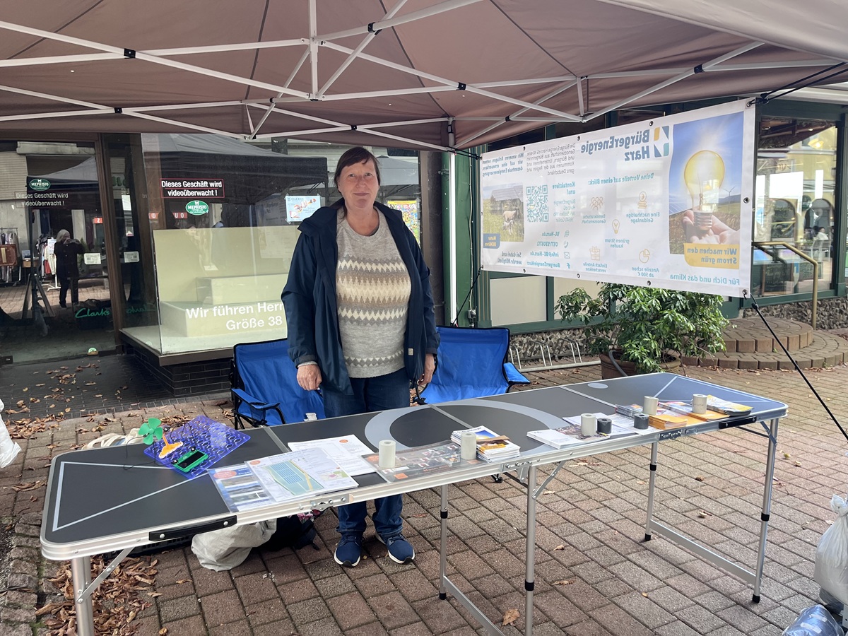 BE Harz Infostand auf dem 34. Ökomarkt in Bad Harzburg