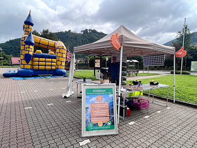 Fahrraderlebnistag 2026 - BEH-Stand am Festplatz in Lautenthal